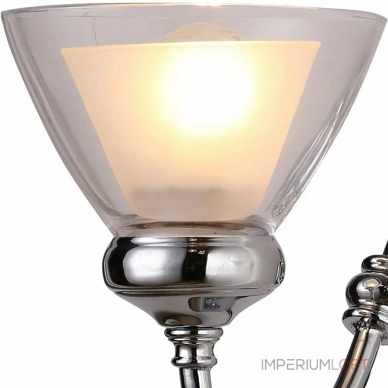 Бра Arte Lamp 5184 A5184AP-1CC Цвет арматуры хром Цвет плафонов прозрачный от ImperiumLoft