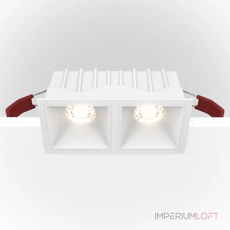 Встраиваемый светильник Maytoni Alfa DL043-02-10W3K-SQ-W от ImperiumLoft