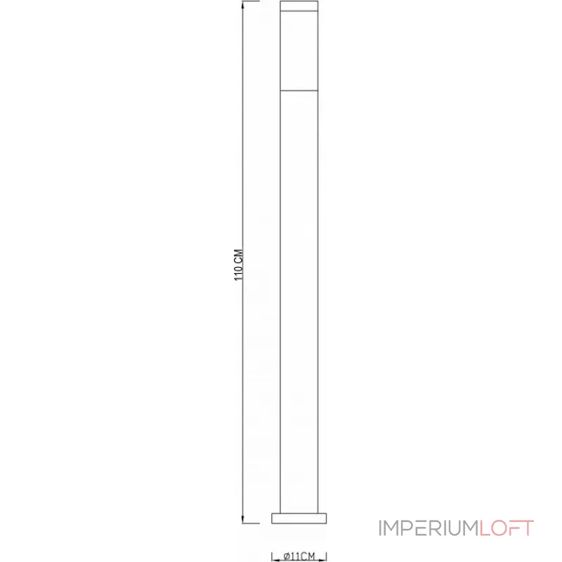 Наземный высокий светильник Deko-Light Nova III 730007 Цвет арматуры серебро Цвет плафонов белый от ImperiumLoft