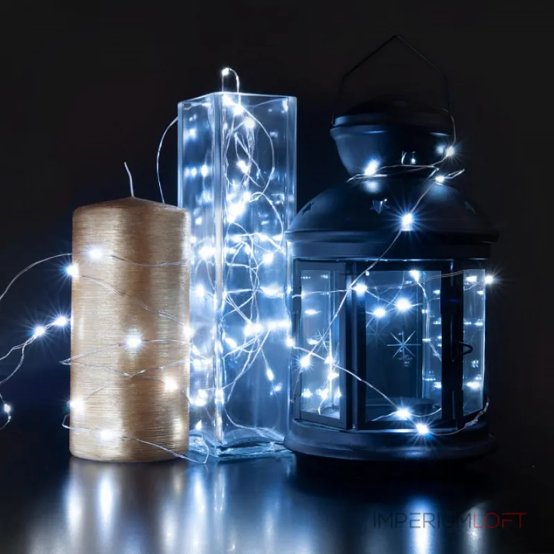 Занавес световой Eurosvet Роса 200-004 белый от ImperiumLoft