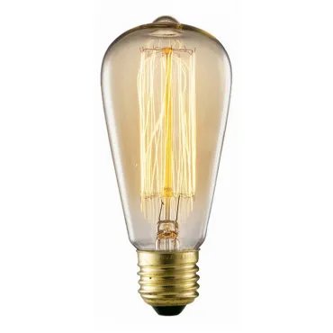 Лампа накаливания Arte Lamp Bulbs E27 60Вт 2700K ED-ST64-CL60 Цвет арматуры золото Цвет плафонов янтарный Лампа накаливания Arte Lamp Bulbs E27 60Вт 2700K ED-ST64-CL60 Цвет арматуры золото Цвет плафонов янтарный