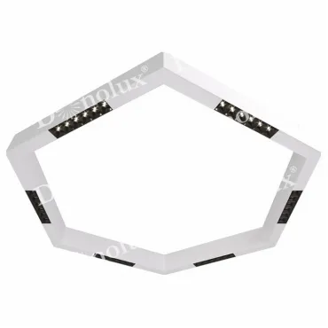 Накладной светильник Donolux DL18515 DL18515С111W36.34.900BW Цвет арматуры белый Цвет плафонов черно-белый