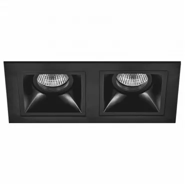 Встраиваемый светильник Lightstar Domino D5270707 цвет арматуры черный
