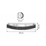 Накладной светильник Osgona Monile 704634 Цвет арматуры хром Цвет плафонов прозрачный от ImperiumLoft