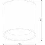 Накладной светильник Elektrostandard Light LED 35132/H черный от ImperiumLoft