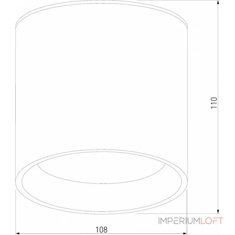 Накладной светильник Elektrostandard Light LED 35132/H черный от ImperiumLoft