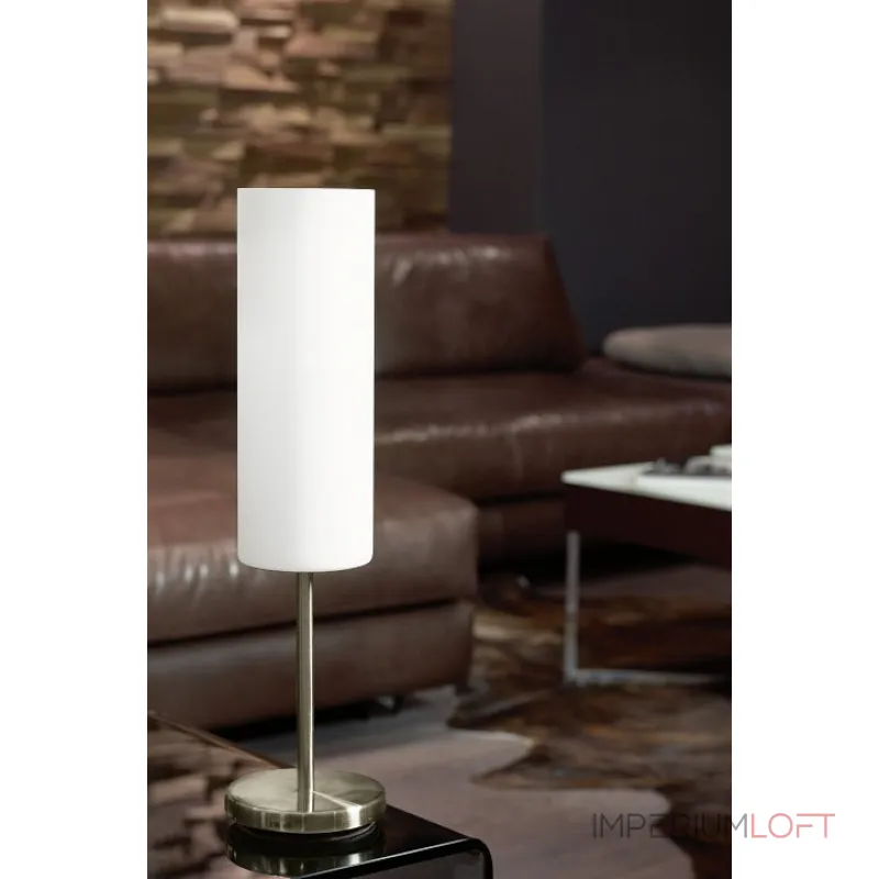 Настольная лампа декоративная Eglo Troy 3 85981 Цвет арматуры никель от ImperiumLoft