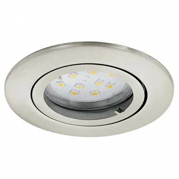 Комплект из 3 встраиваемых светильников Eglo ПРОМО Tedo 31689 Цвет арматуры никель