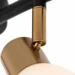 Спот Arte Lamp Falena A3117PL-4BK Цвет арматуры Черный Цвет плафонов Белый от ImperiumLoft