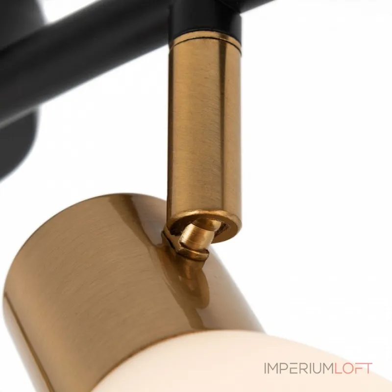 Спот Arte Lamp Falena A3117PL-4BK Цвет арматуры Черный Цвет плафонов Белый от ImperiumLoft Спот Arte Lamp Falena A3117PL-4BK Цвет арматуры Черный Цвет плафонов Белый от ImperiumLoft