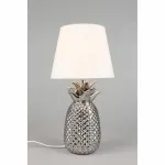 Настольная лампа декоративная Omnilux Caprioli OML-19704-01 Цвет арматуры серебро Цвет плафонов белый от ImperiumLoft