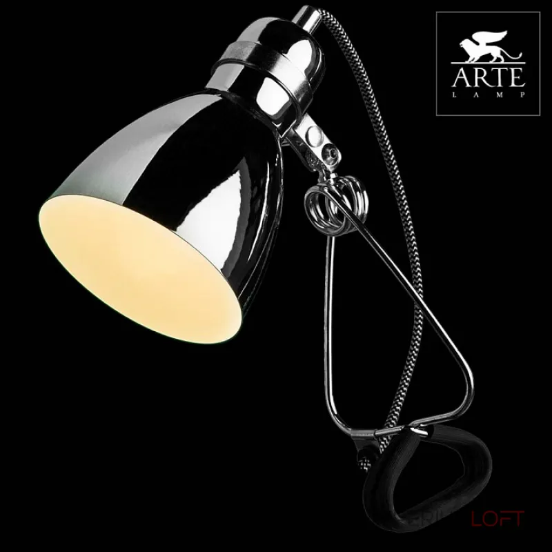 Настольная лампа декоративная Arte Lamp Dorm A1409LT-1CC Цвет арматуры хром Цвет плафонов хром от ImperiumLoft