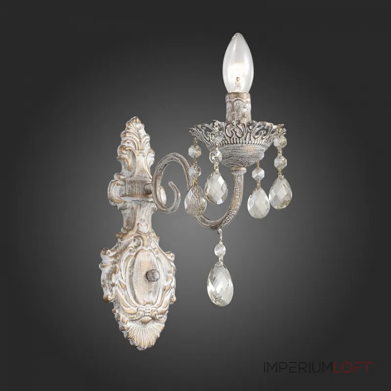 Бра EVOLUCE Splendi SL139.501.01 Цвет арматуры золото Цвет плафонов прозрачный от ImperiumLoft