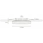 Встраиваемый светильник Donolux DL18836 DL18836/20W White R Dim от ImperiumLoft
