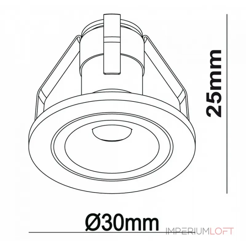 Встраиваемый светильник Deko-Light Punto Lumi 565173 Цвет арматуры серебро от ImperiumLoft