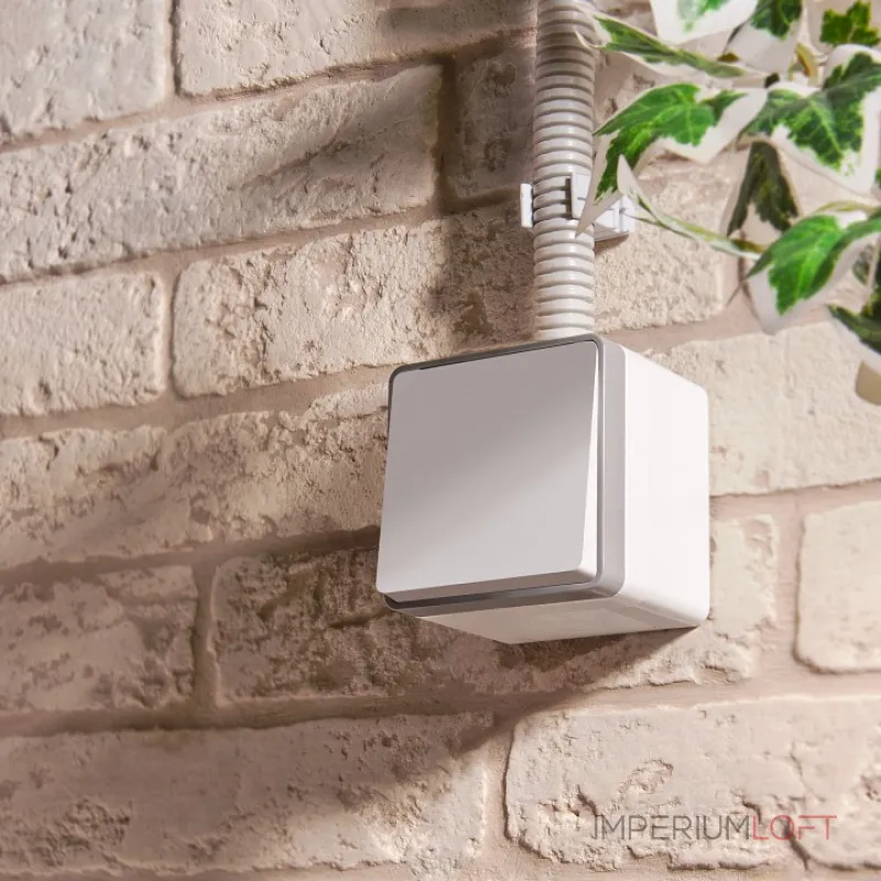 Выключатель одноклавишный влагозащищенный Werkel белые W5010201 от ImperiumLoft