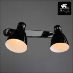 Спот Arte Lamp Mercoled A5049AP-2BK Цвет арматуры хром Цвет плафонов черный от ImperiumLoft