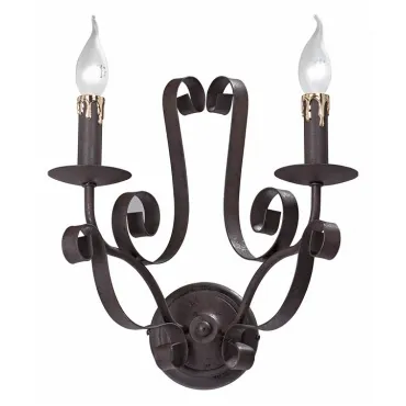 Бра Vitaluce V1100 V1100/2A Цвет арматуры коричневый Цвет плафонов прозрачный