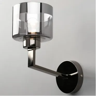 Бра Omnilux Lizzano OML-88901-01 Цвет арматуры хром Цвет плафонов серый