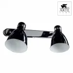 Спот Arte Lamp Mercoled A5049AP-2BK Цвет арматуры хром Цвет плафонов черный от ImperiumLoft