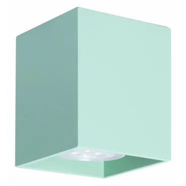 Накладной светильник TopDecor Tubo 8 SQ Tubo8 SQ P1 30 Цвет арматуры зеленый Накладной светильник TopDecor Tubo 8 SQ Tubo8 SQ P1 30 Цвет арматуры зеленый