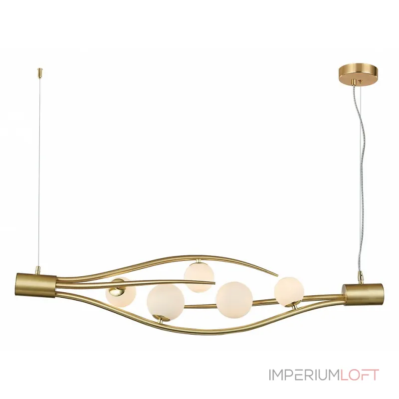 Подвесной светильник Indigo Flusso 11025/5P Gold от ImperiumLoft
