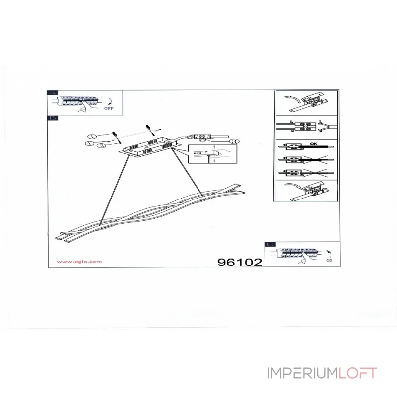 Подвесной светильник Eglo Lasana 2 96102 Подвесной светильник Eglo Lasana 2 96102