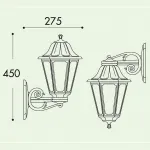 Светильник на штанге Fumagalli Anna E22.131.000.WXE27 от ImperiumLoft
