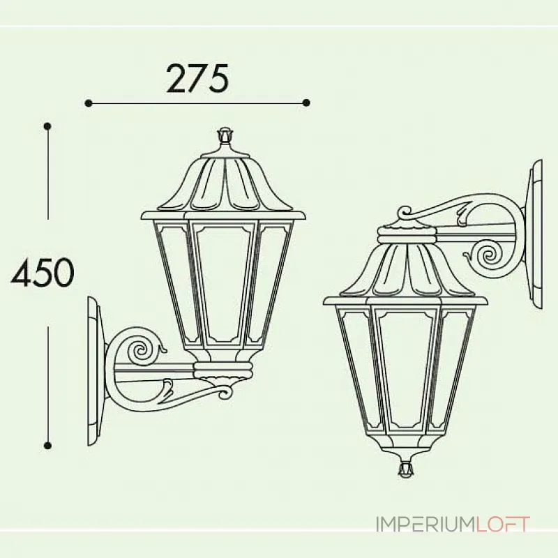 Светильник на штанге Fumagalli Anna E22.131.000.WXE27 от ImperiumLoft