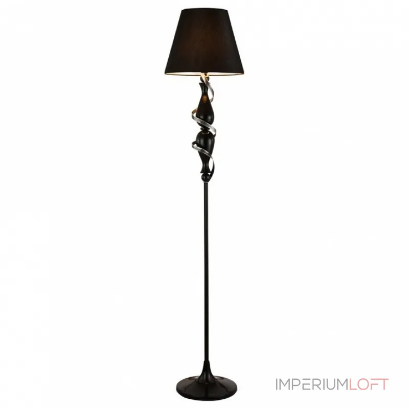 Торшер Maytoni Intreccio ARM010-01-R Цвет арматуры серебро Цвет плафонов черный от ImperiumLoft Торшер Maytoni Intreccio ARM010-01-R Цвет арматуры серебро Цвет плафонов черный от ImperiumLoft