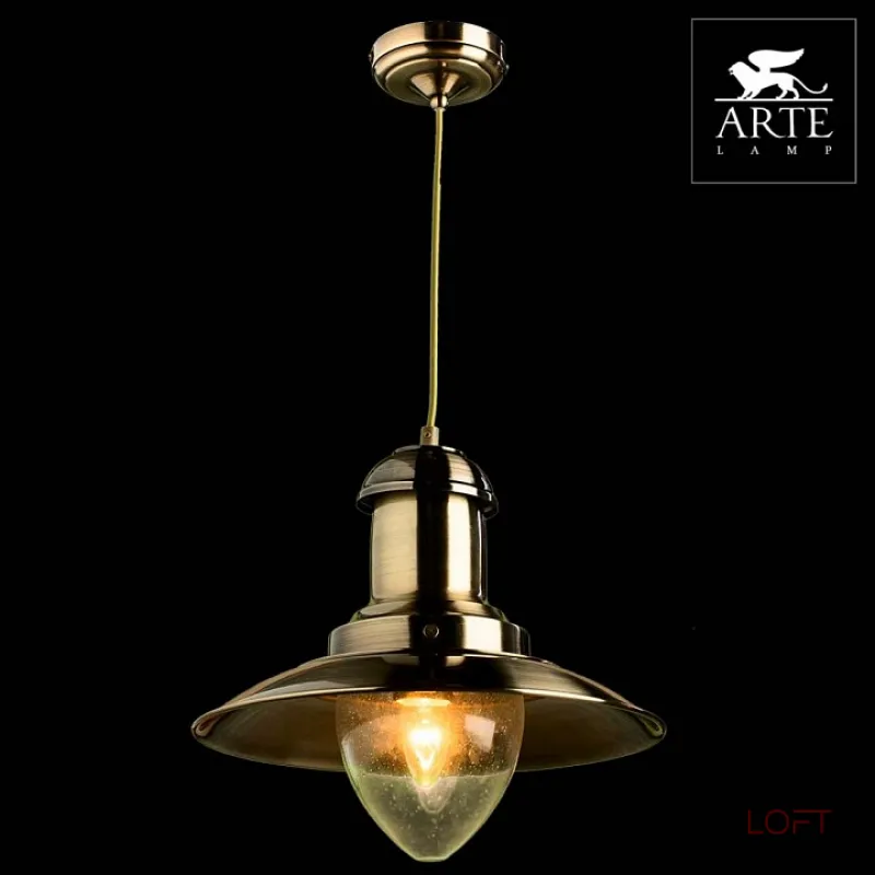Подвесной светильник Arte Lamp Fisherman A5530SP-1AB Подвесной светильник Arte Lamp Fisherman A5530SP-1AB