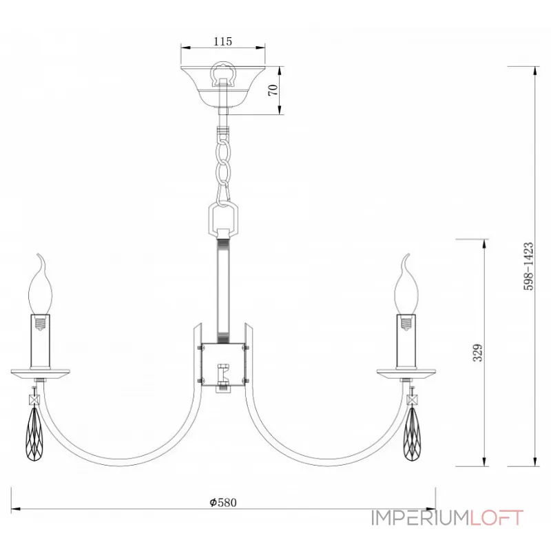Подвесная люстра Freya FR1006PL-06N Подвесная люстра Freya FR1006PL-06N