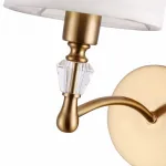 Бра Freya Riverside FR1007WL-01BS Цвет арматуры латунь Цвет плафонов белый от ImperiumLoft