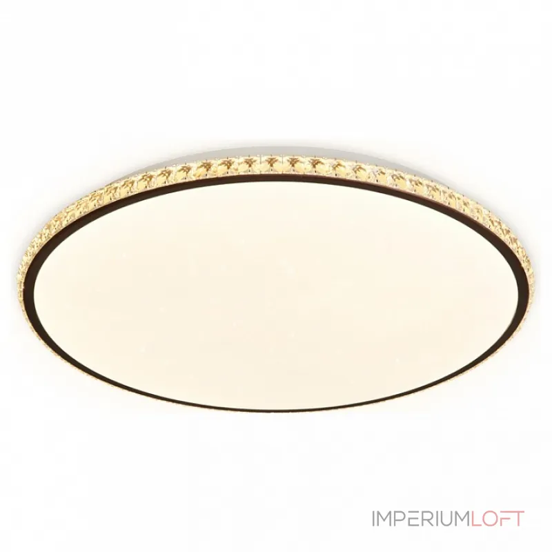 Накладной светильник Ambrella Crystal FF71 цвет арматуры белый цвет плафонов белый от ImperiumLoft