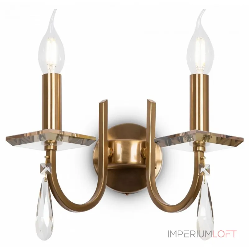 Бра Freya Forte FR1006WL-02G Цвет арматуры золото Цвет плафонов прозрачный от ImperiumLoft Бра Freya Forte FR1006WL-02G Цвет арматуры золото Цвет плафонов прозрачный от ImperiumLoft