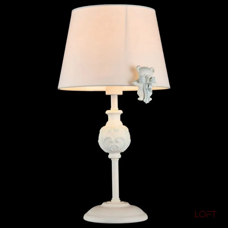 Настольная лампа декоративная Maytoni Laurie ARM033-11-BL Цвет арматуры белый Цвет плафонов белый от ImperiumLoft
