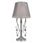 Настольная лампа декоративная EVOLUCE Azzurro SL177.104.01 Цвет арматуры хром Цвет плафонов серебро от ImperiumLoft