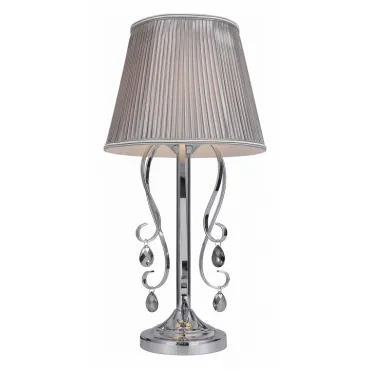 Настольная лампа декоративная EVOLUCE Azzurro SL177.104.01 Цвет арматуры хром Цвет плафонов серебро Настольная лампа декоративная EVOLUCE Azzurro SL177.104.01 Цвет арматуры хром Цвет плафонов серебро