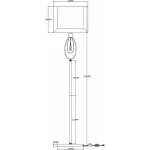 Торшер Moderli Dark V2581-1F от ImperiumLoft