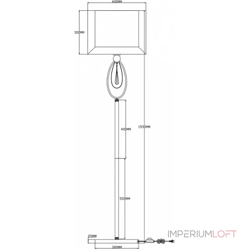 Торшер Moderli Dark V2581-1F от ImperiumLoft Торшер Moderli Dark V2581-1F от ImperiumLoft