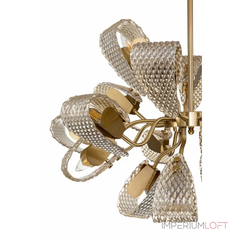 Люстра на штанге Indigo Fless 11033/18R Amber