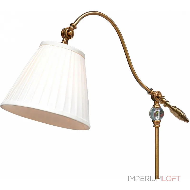 Торшер Arte Lamp Seville A1509PN-1PB Цвет арматуры медь Цвет плафонов белый от ImperiumLoft