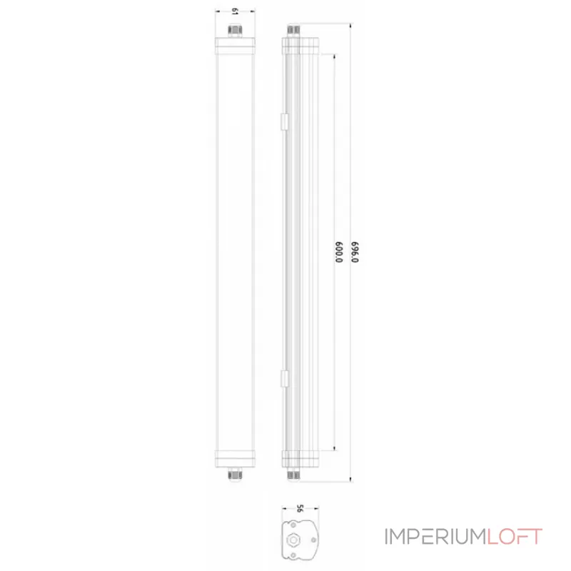 Накладной светильник Deko-Light Tri Proof 730419 Цвет арматуры белый от ImperiumLoft