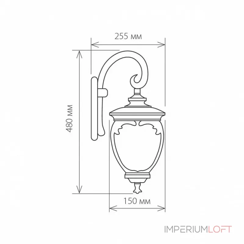 Светильник на штанге Elektrostandard Andromeda Andromeda D (GLYF-8024D) черное золото от ImperiumLoft