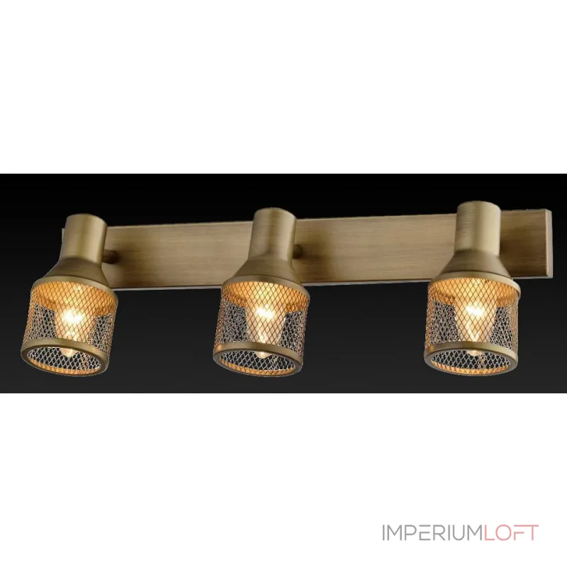 Спот TopLight Silvia TL3750Y-03AB Цвет арматуры бронза Цвет плафонов бронза от ImperiumLoft