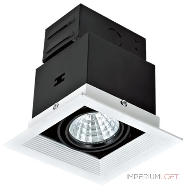 Встраиваемый светильник Ideal Lux Opzione OPZIONE 535.1-5W-WT/BK Цвет арматуры черно-белый Цвет плафонов белый от ImperiumLoft Встраиваемый светильник Ideal Lux Opzione OPZIONE 535.1-5W-WT/BK Цвет арматуры черно-белый Цвет плафонов белый от ImperiumLoft