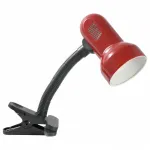 Настольная лампа офисная Lussole Sofia LST-4934-01 Цвет арматуры черный Цвет плафонов красный от ImperiumLoft