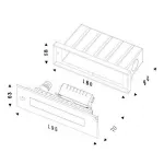 Встраиваемый в дорогу светильник Deko-Light Line I WW 730292 Цвет арматуры серебро Цвет плафонов прозрачный от ImperiumLoft