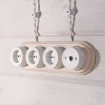 Провод электрический Werkel белый Ретро W6452601 от ImperiumLoft