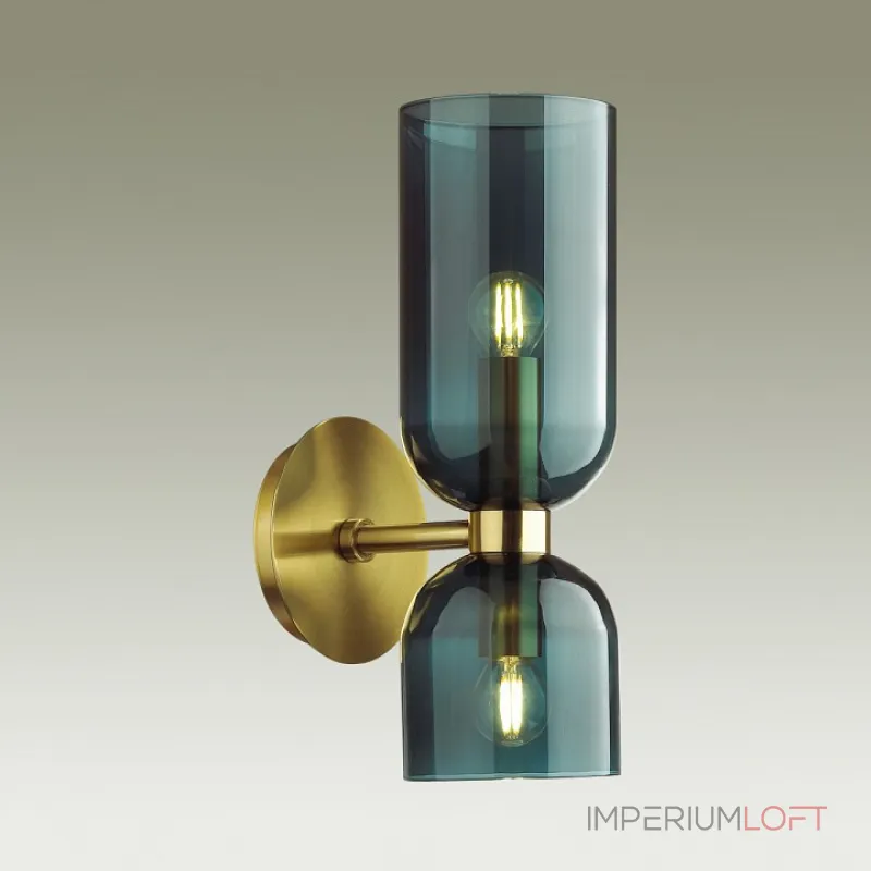 Бра Odeon Light Orinoco 4803/2W Цвет плафонов синий Цвет арматуры бронза от ImperiumLoft Бра Odeon Light Orinoco 4803/2W Цвет плафонов синий Цвет арматуры бронза от ImperiumLoft